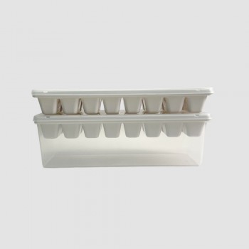 食品級方塊製冰盒附蓋_附底層儲冰盒