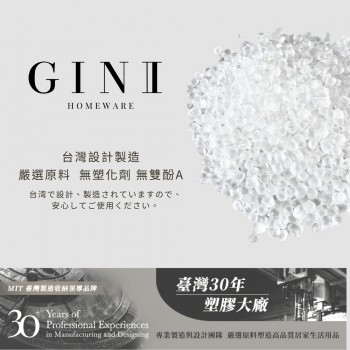 GINII質感加厚可吊掛提把水盆4L
